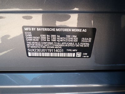 2026 BMW X5 xDrive40i