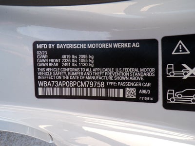 2023 BMW 430i xDrive 430i xDrive