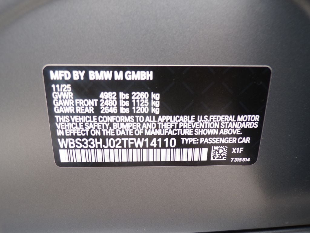 2026 BMW M3 Competition