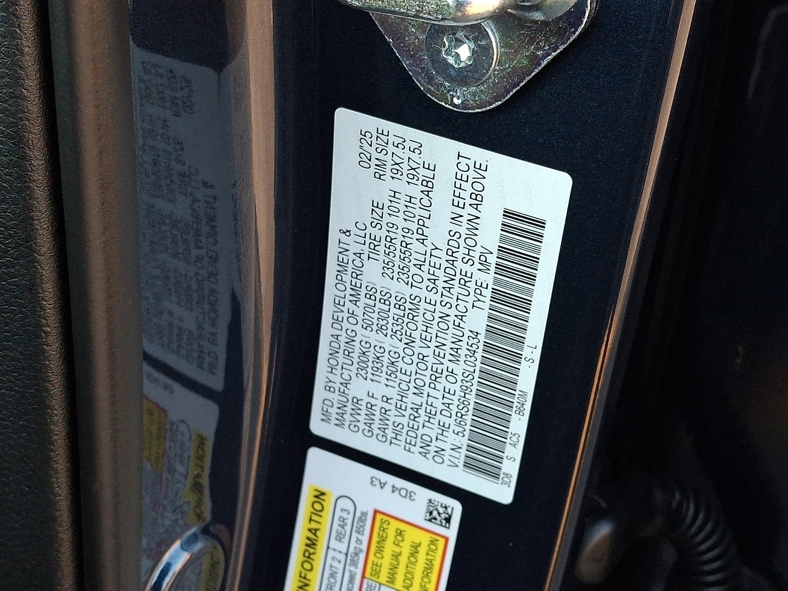 2025 Honda CR-V Hybrid Sport Touring